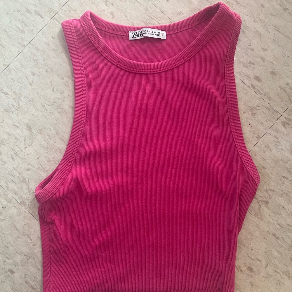 Zara Women's Pink Tank Top
